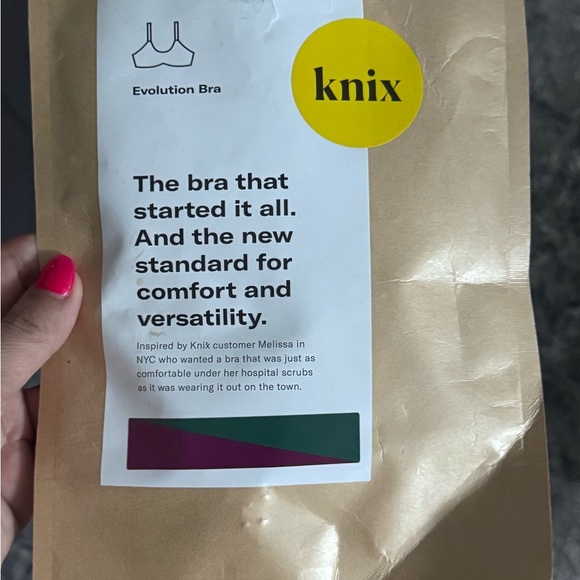 Knix evolution bra size 2 winterberry / emerald - Picture 5 of 5